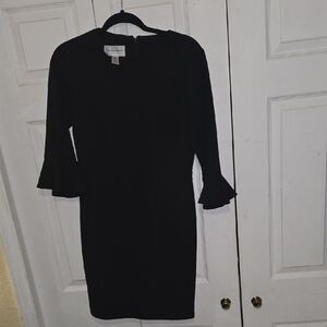Donna Morgan Black Long Sleeve Dress